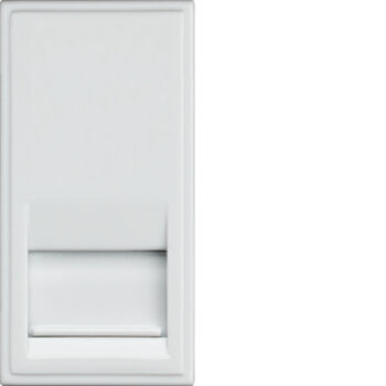 Hager WMMRJ45 Hager Sollysta WMMRJ45 RJ45 - CAT 6 UTP Euro Module White