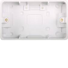 Hager WMPB2/46 Hager Sollysta WMPB2/46 46mm Double Surface Box 2