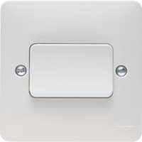 Hager WMPS12W Hager Sollysta WMPS12W 10A 1 Gang 2 Way Wall Switch Wide Rocker 2
