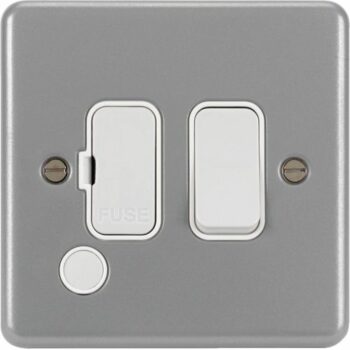 Hager WPSSU83FO Hager Sollysta 13A FCU Switched with Flex Outlet - Grey