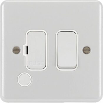 Hager WPSSU83FOW Hager Sollysta 13A FCU Switched with Flex Outlet - White