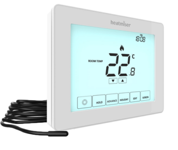Heatmiser TouchE-V2 Touchscreen Electric Floor Heating Thermostat 2
