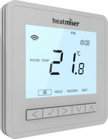 Heatmiser neoAirv3S Heatmiser neoAir v3 Wireless Smart Thermostat - Silver