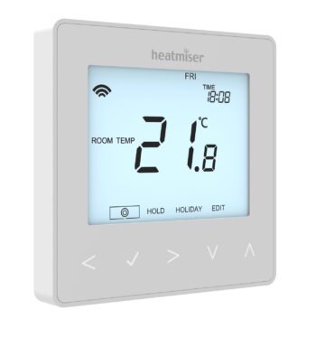 Heatmiser neoStat12vW Heatmiser neoStat 12v V2 - Programmable Thermostat - White