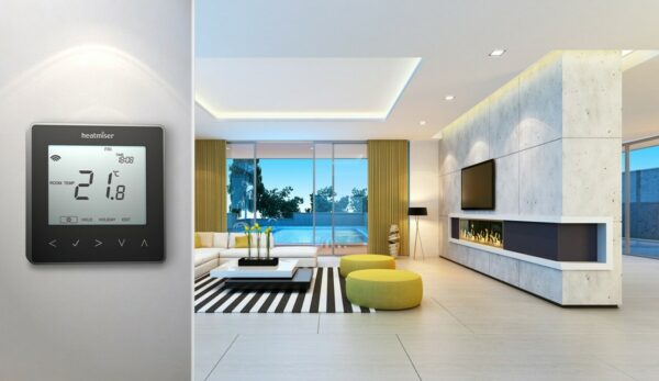 Heatmiser neostatv2b Heatmiser neoStat V2 - Programmable Thermostat - Black 3