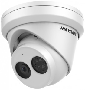 Hikvision DS-2CD2343G2-IU(2.8MM) Hikvision DS-2CD2343G2-IU(2.8MM) 4 MP AcuSense Fixed Turret IR Network Camera with Built-In Mic Darkfighter Lens - White