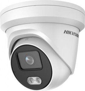 Hikvision DS-2CD2347G2-LU(2.8MM)(C) Hikvision DS-2CD2347G2-LU(2.8MM)(C) 4 MP AcuSense ColorVU Fixed Turret Network Camera with Built-In Mic - White