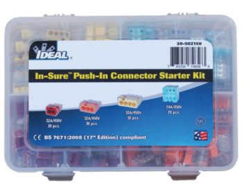 IDEAL 30-5021EU IDEAL In-Sure Push-In Wire Connector Starter Kit Of 110 PCS 1