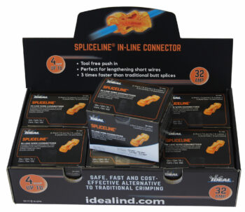 IDEAL 30-6042 Ideal SpliceLine In-Line Wire Connector Starter Kit - 6 Boxes of 100 Pieces 1