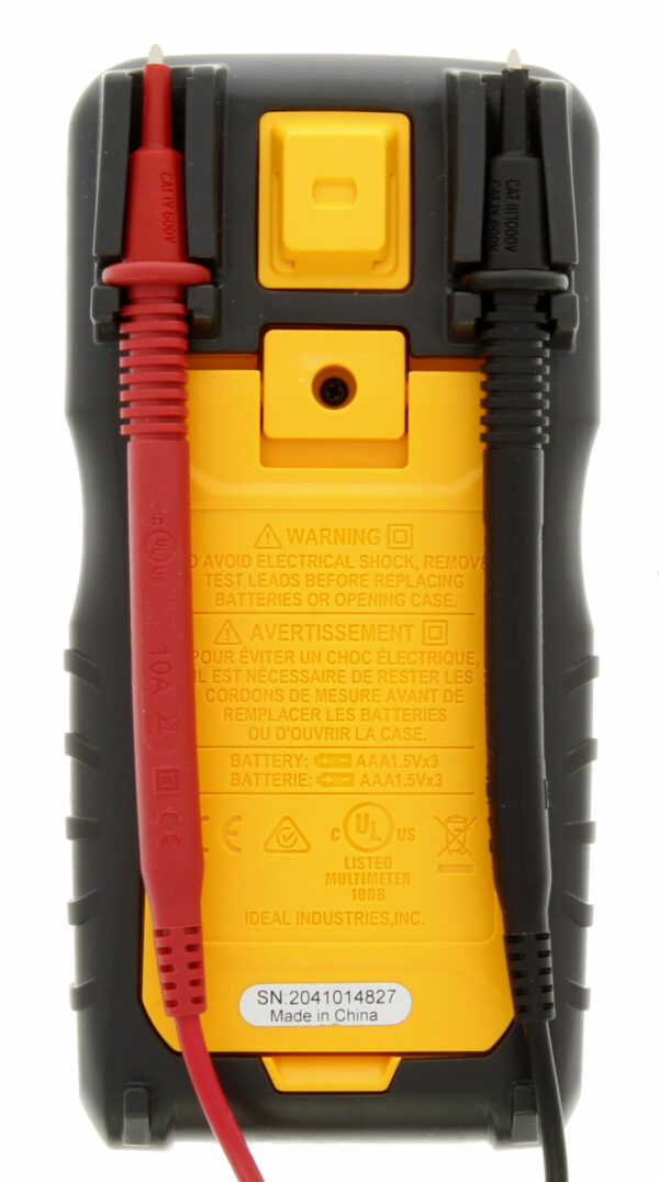 IDEAL 61-337 IDEAL 600V Auto Range Multimeter 4