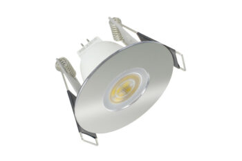 Evofire Mini Fire Rated Downlight ILDLFR45D039 – MR11 GU4/GU10, 45mm Cut-Out, 38.5mm Deep, Polished Chrome.