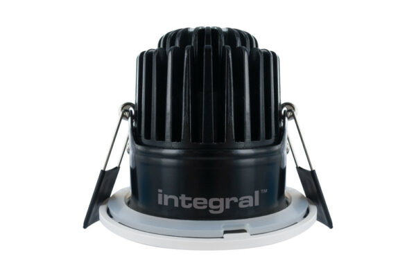 Integral ILDLFR70A009 Integral LED Luxfire Fire Rated Downlight - IP65 850Lm 12W 3000K 55° - Matt White 3