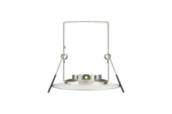 Integral ILDLFR70D004 Integral LED Evofire Fire Rated Downlight Round + GU10 Holder & Insulation Guard - MR16/GU10 - Satin Nickel 2