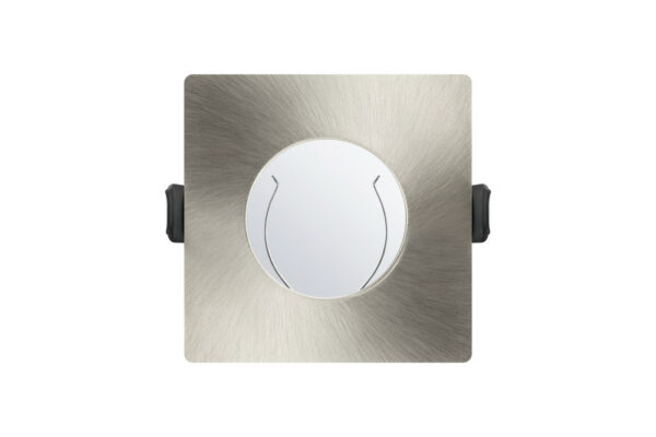 Integral ILDLFR70D008 Integral LED Evofire Fire Rated Downlight Square + GU10 Holder - MR16/GU10 - Satin Nickel 3