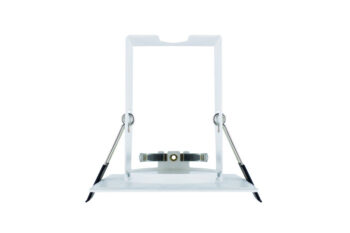 Integral ILDLFR70D009 Integral LED Evofire Fire Rated Downlight Square + GU10 Holder & Insulation Guard - MR16/GU10 - Matt White 2