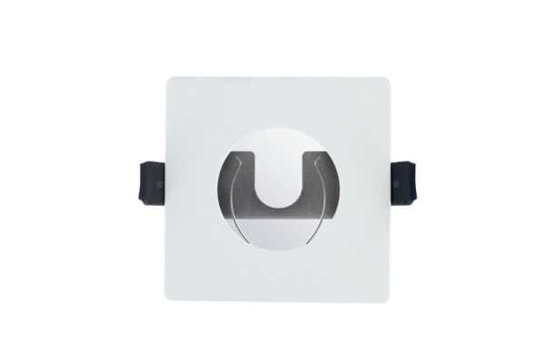 Integral ILDLFR70D009 Integral LED Evofire Fire Rated Downlight Square + GU10 Holder & Insulation Guard - MR16/GU10 - Matt White 3