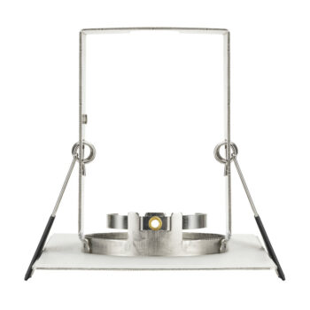 Integral ILDLFR70D010 Integral LED Evofire Fire Rated Downlight Square + GU10 Holder & Insulation Guard - MR16/GU10 - Satin Nickel 2