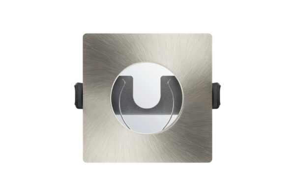 Integral ILDLFR70D010 Integral LED Evofire Fire Rated Downlight Square + GU10 Holder & Insulation Guard - MR16/GU10 - Satin Nickel 3