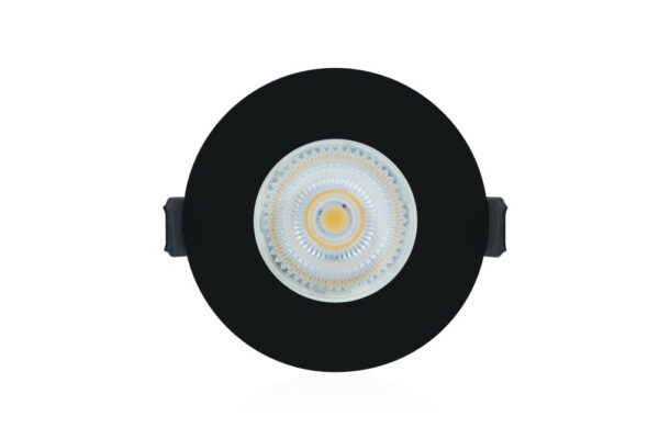 Integral ILDLFR70D029 Integral LED Evofire Fire Rated Downlight Round + GU10 Holder & Insulation Guard - MR16/GU10 - Black 2