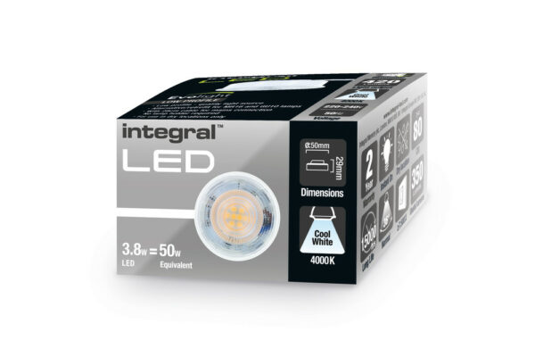 Integral ILMDE002 Integral LED Evolight Dimmable - 420lm 3.8W 4000K 36° Beam Angle 4