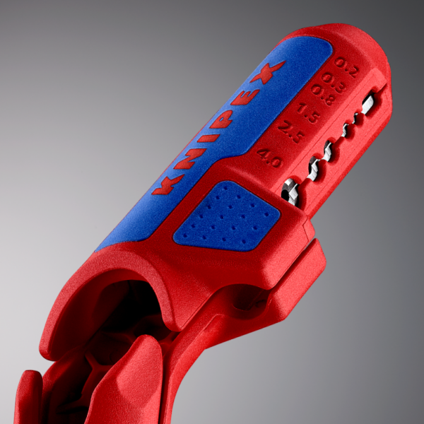 KNIPEX 16 95 02 SB KNIPEX ErgoStrip Universal Stripping Tool for Left-Handers 5
