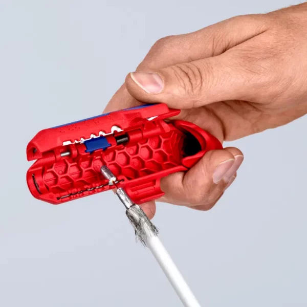 KNIPEX 16 95 02 SB KNIPEX ErgoStrip Universal Stripping Tool for Left-Handers 6