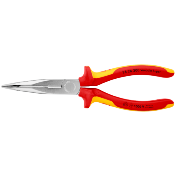 KNIPEX 26 26 200 SB KNIPEX 26 26 200 SB Snipe Nose Side Cutting Stork Beak Pliers 3