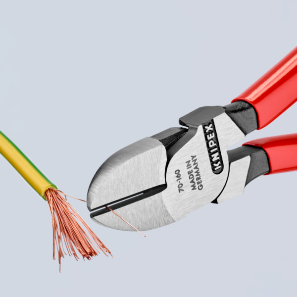 KNIPEX 70 01 160 SBE KNIPEX Diagonal Side Cutter 160 mm 4