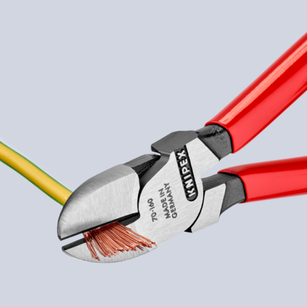 KNIPEX 70 01 160 SBE KNIPEX Diagonal Side Cutter 160 mm 5