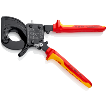 KNIPEX 95 36 250 KNIPEX 95 36 250 Ratchet Action VDE Heavy Duty Cable Cutters - 250mm 2