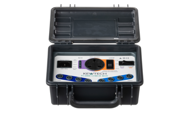 Kewtech FC2000 18th Edition Check Box, Electrical Calibration Device, Insulation, Continuity, Loop & RCD Tester Verification, Protective Hard Case.