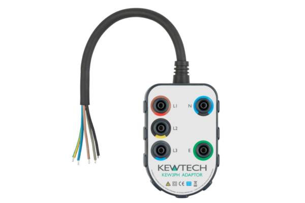 Kewtech KEW3PH Kewtech 415V Testing Adapter With 20cm Long Flying Lead