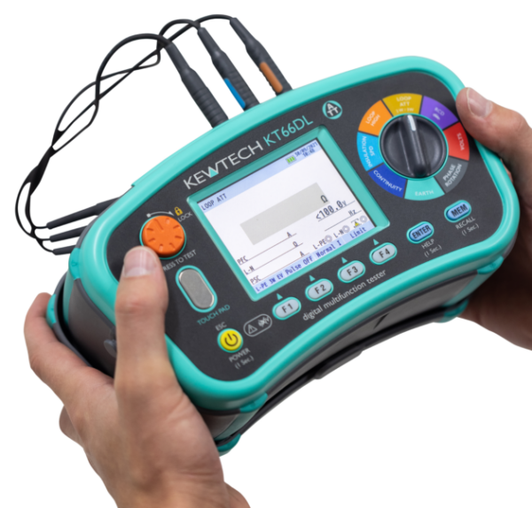 Kewtech KT66DL Kewtech Digital Multifunction 12-In-1 Capable Of Testing EV Charging Points 2