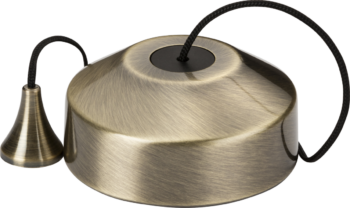 Knightsbridge 8300AB Knightsbridge 10AX 2-Way Pull Cord Switch - Antique Brass 1