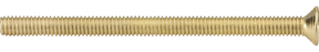 Knightsbridge CSCREW50FB Knightsbridge M3.5 x 50mm Flat-Head Countersunk Electrical Socket Screw - Brass - Pack of 100