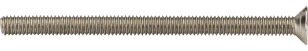 Knightsbridge CSCREW50FN Knightsbridge M3.5 x 50mm Flat-Head Countersunk Electrical Socket Screw - Nickel Plated - Pack of 100