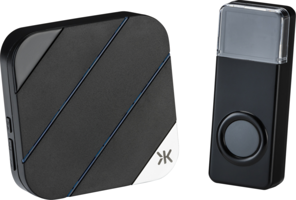 Knightsbridge DC012 Knightsbridge Wireless Plug in Door Chime - Black