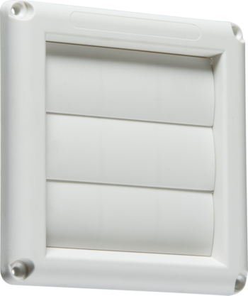 Knightsbridge EX007W 100mm/4 inch Gravity Shutter - White