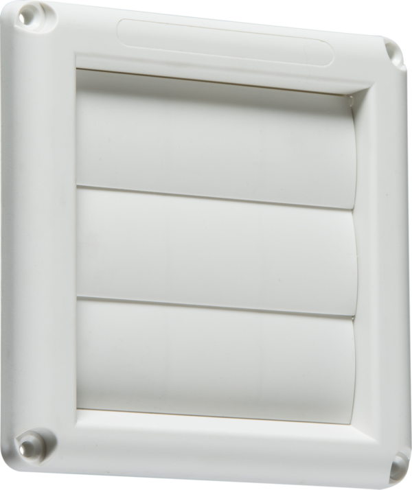 Knightsbridge EX007W 100mm/4 inch Gravity Shutter - White