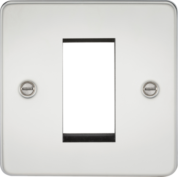 Knightsbridge FP1GPC Knightsbridge Flat Plate 1G Modular Faceplate - Polished Chrome