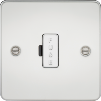 Knightsbridge FP6000PC Knightsbridge Flat Plate 13A Fused Spur Unit - Polished Chrome