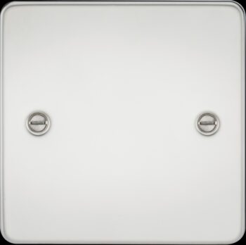 Knightsbridge FP8350PC Knightsbridge Flat Plate 1G Blanking Plate - Polished Chrome