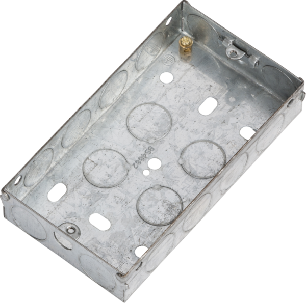 Knightsbridge GSK225 Knightsbridge 2G 25mm Galvanised Steel Box 1
