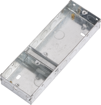 Knightsbridge GSK335D Knightsbridge 3G 35mm Single Plus Double Galvanised Steel Box 1