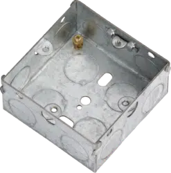 Knightsbridge GSK35 1G 35mm Galvanised Steel Box