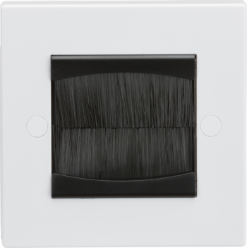 Knightsbridge NETBRUSH2 Knightsbridge 1G Brush Faceplate (Assembled)