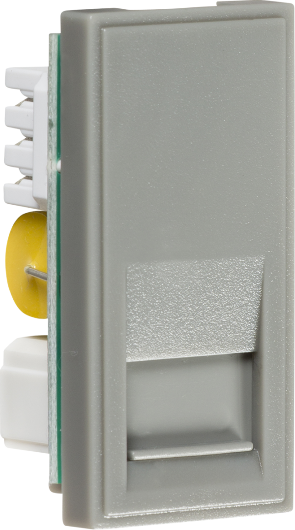 Knightsbridge NETBTMGY Knightsbridge Telephone Master Outlet Module 25 x 50mm (IDC) - Grey