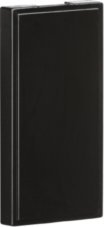 Knightsbridge NETHBK Knightsbridge Half Blanking Modules (25 x 50mm) - Black - Pack of 10