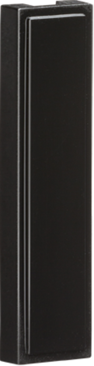 Knightsbridge NETQBK Knightsbridge Quarter Blanking Modules (12.5 x 50mm) - Black - Pack of 10