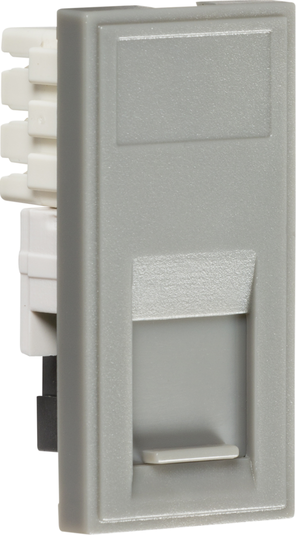 Knightsbridge NETRJ11GY Knightsbridge RJ11 Outlet Module 25 x 50mm (IDC) - Grey